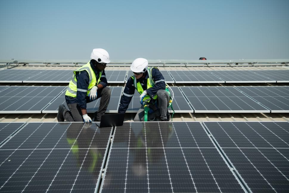 Woodlands Solar Park Installation